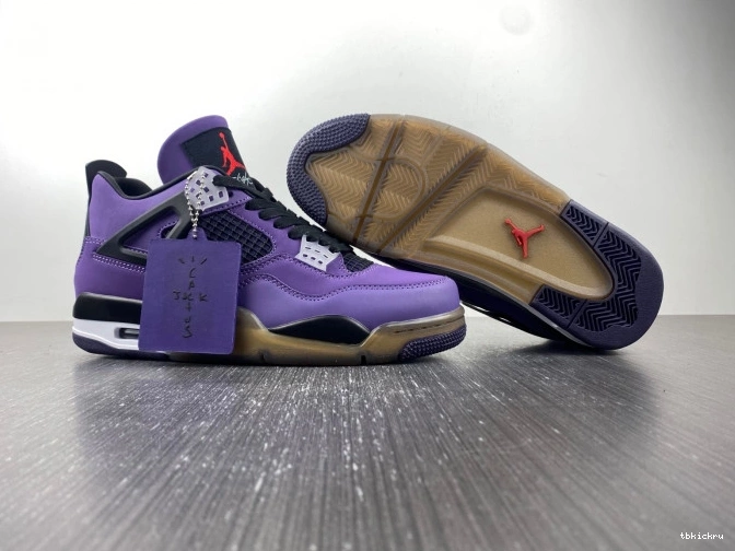 Cheap TBkick Scott LN4 4 and Purple Retro Family) (Friends Jordan 766296 Travis 0802